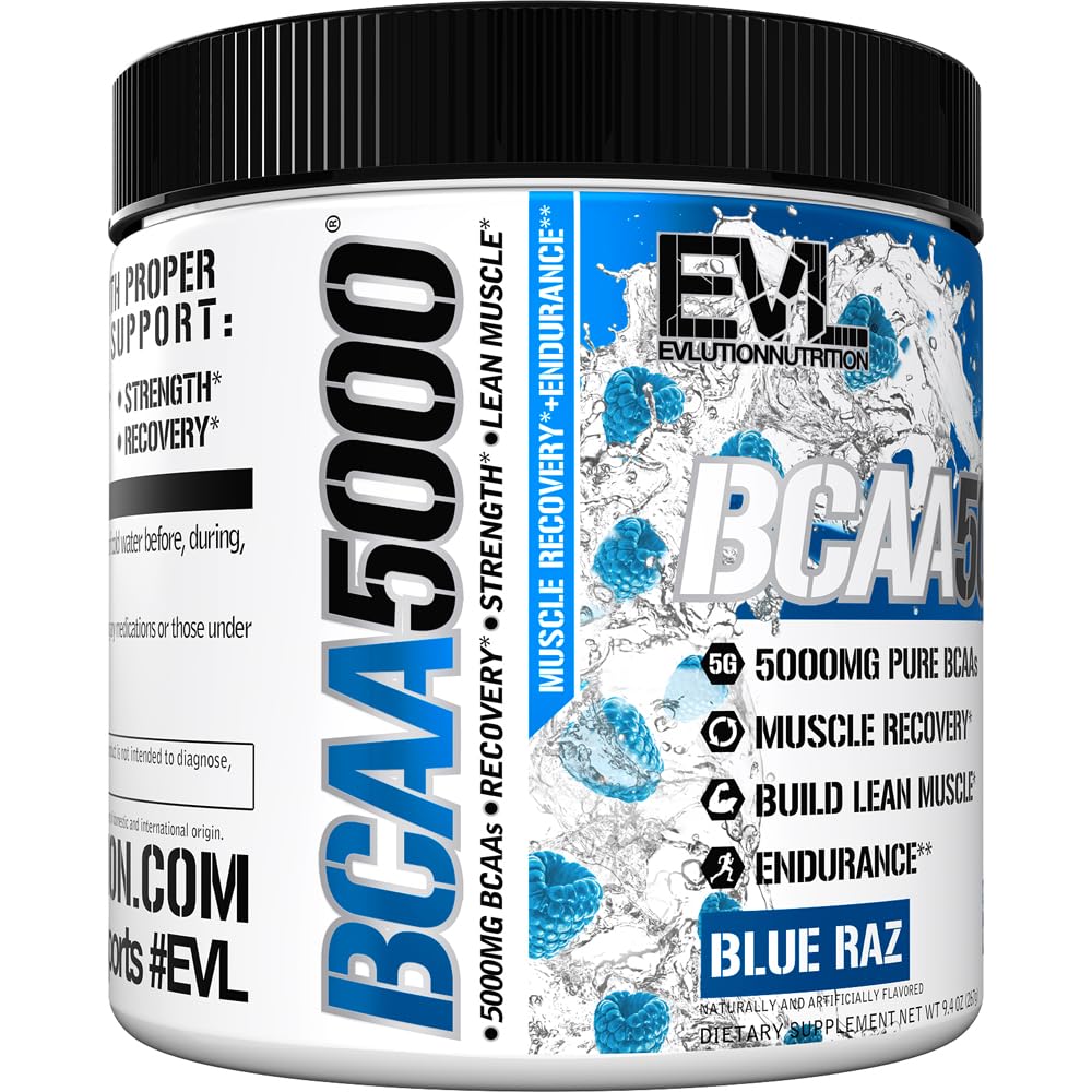 Evlution BCAA 5000 Poudre Énergétique 310g - Vue arrière
