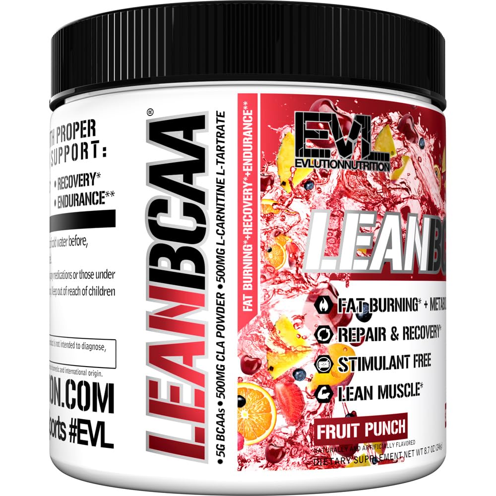 Evlution BCAA Amino Acids emballage et étiquette
