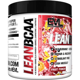 Evlution BCAA Amino Acids emballage et étiquette