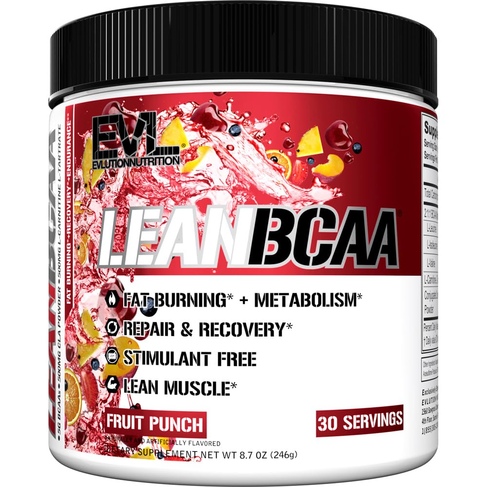 Evlution BCAA Amino Acids poudre de 310g vue de face