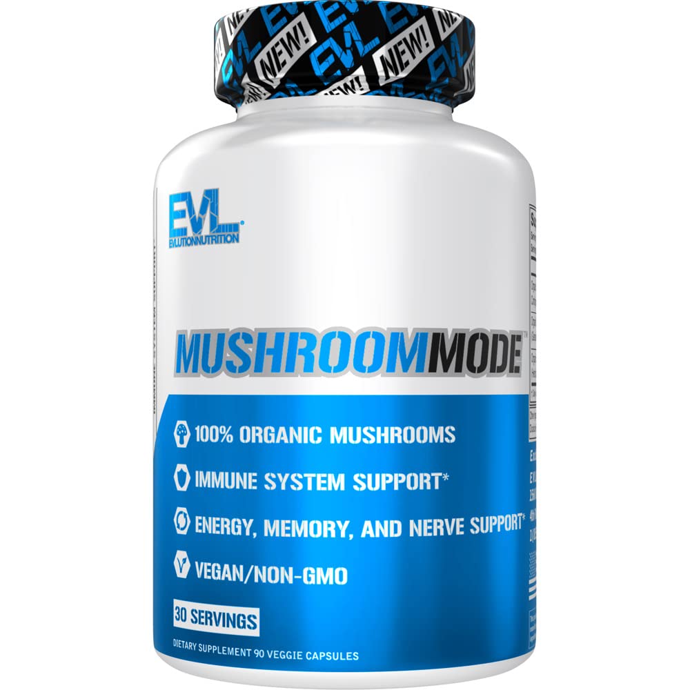 Evlution Complément Alimentaire Champignon Lion's Mane 30 Capsules - vue de face