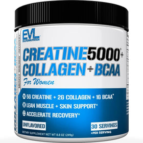 Evlution Creatine5000 Collagène BCAA 500g vue de face