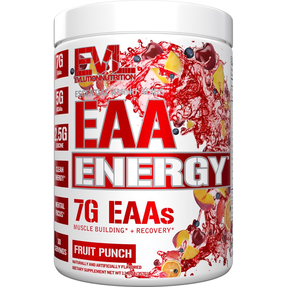 Evlution EAA Poudre Acides Aminés Essentiels 30 Servings vue de face