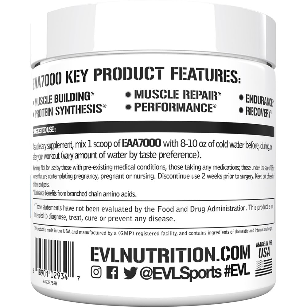 Evlution EAA Poudre Acides Aminés Essentiels emballage