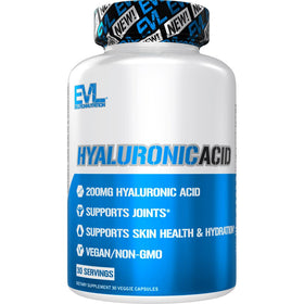 Evlution Hyaluronic Acid 200mg capsules front view