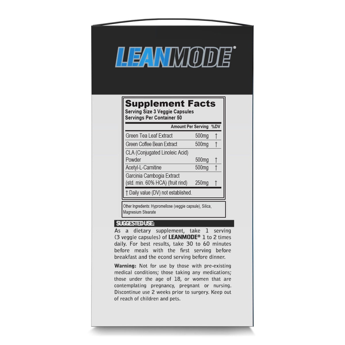 Evlution LeanMode 363g profil avec étiquette