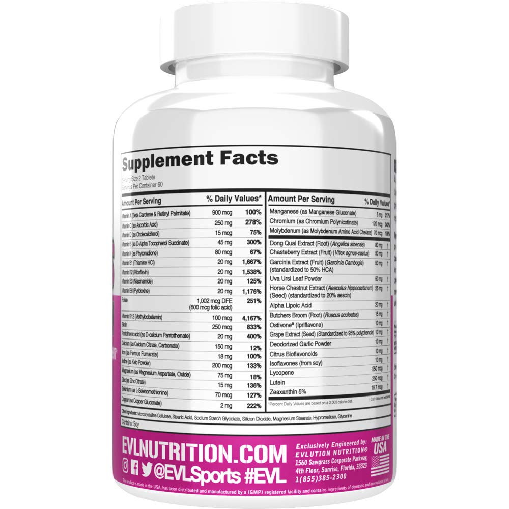 Evlution Multivitamines Femmes 120 comprimés, format comprimés