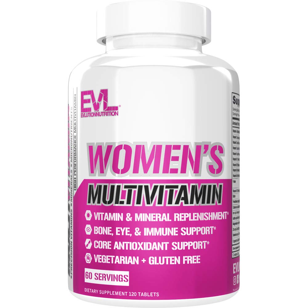 Evlution Multivitamines Femmes 120 comprimés, vue de face