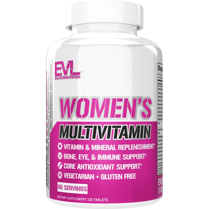 Evlution Multivitamines Femmes 120 comprimés, vue de face