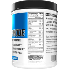 Evlution Nutrition use Mode mélange en poudre bleu