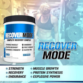 Evlution Nutrition use Mode sur un fond de salle de sport