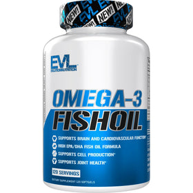Evlution Omega 3 Huile de Poisson en capsules avec saveur agrumes