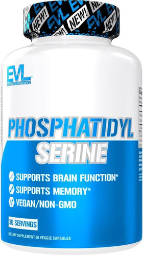 Evlution Phosphatidylserine 300mg devant un fond neutre