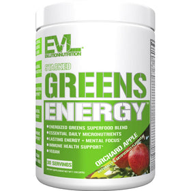 Evlution Poudre Énergétique Stacked Greens 322g vue de face