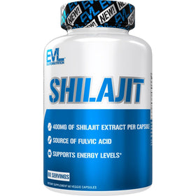 Evlution Shilajit 400mg capsules végétariennes en flacon
