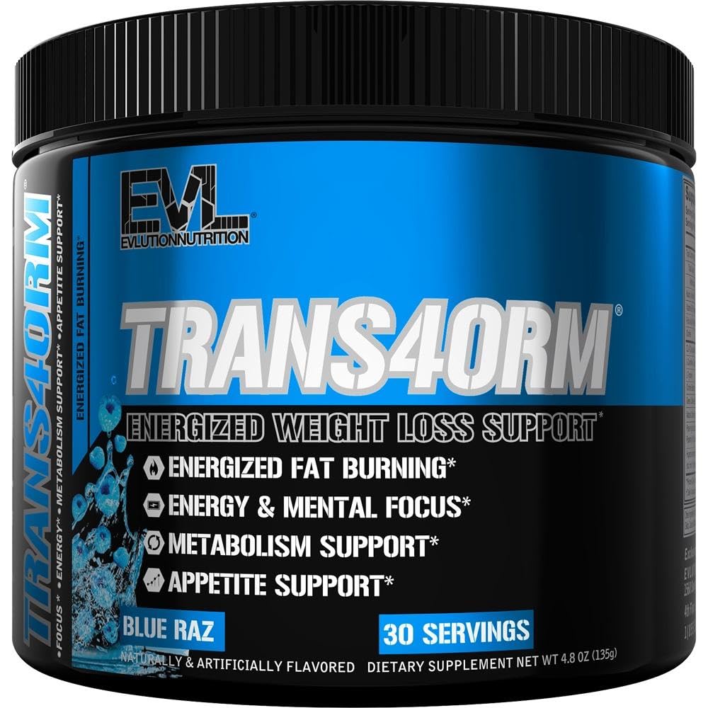Evlution Trans4orm Poudre vue de face avec emballage bleu