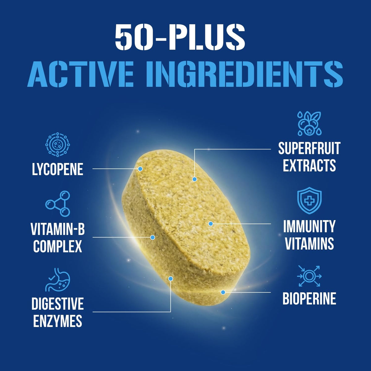 Evlution Vitamode multivitamines pour hommes 60 servings sur table