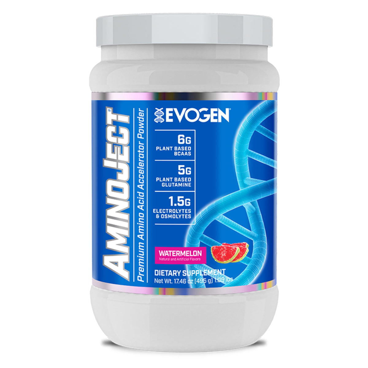 Evogen AminoJect Formule de Récupération 30 Portions goût pastèque, vue avant
