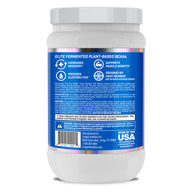 Evogen AminoJect Formule de Récupération, vue de côté montrant la taille du pot