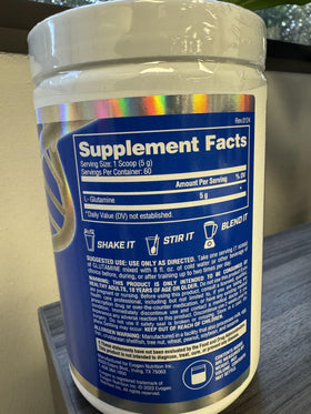Evogen Glutamine Poudre Non Aromatisée 372g vue arrière