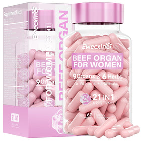 Ewecxine Complément Alimentaire Organes de Bœuf 100g vue avant