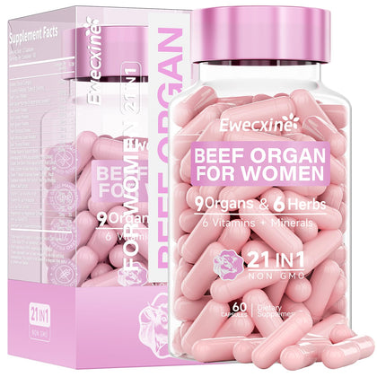 Ewecxine Complément Alimentaire Organes de Bœuf 100g vue avant