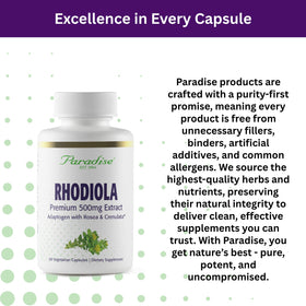 Exploration des bienfaits des capsules d'extrait de Rhodiola