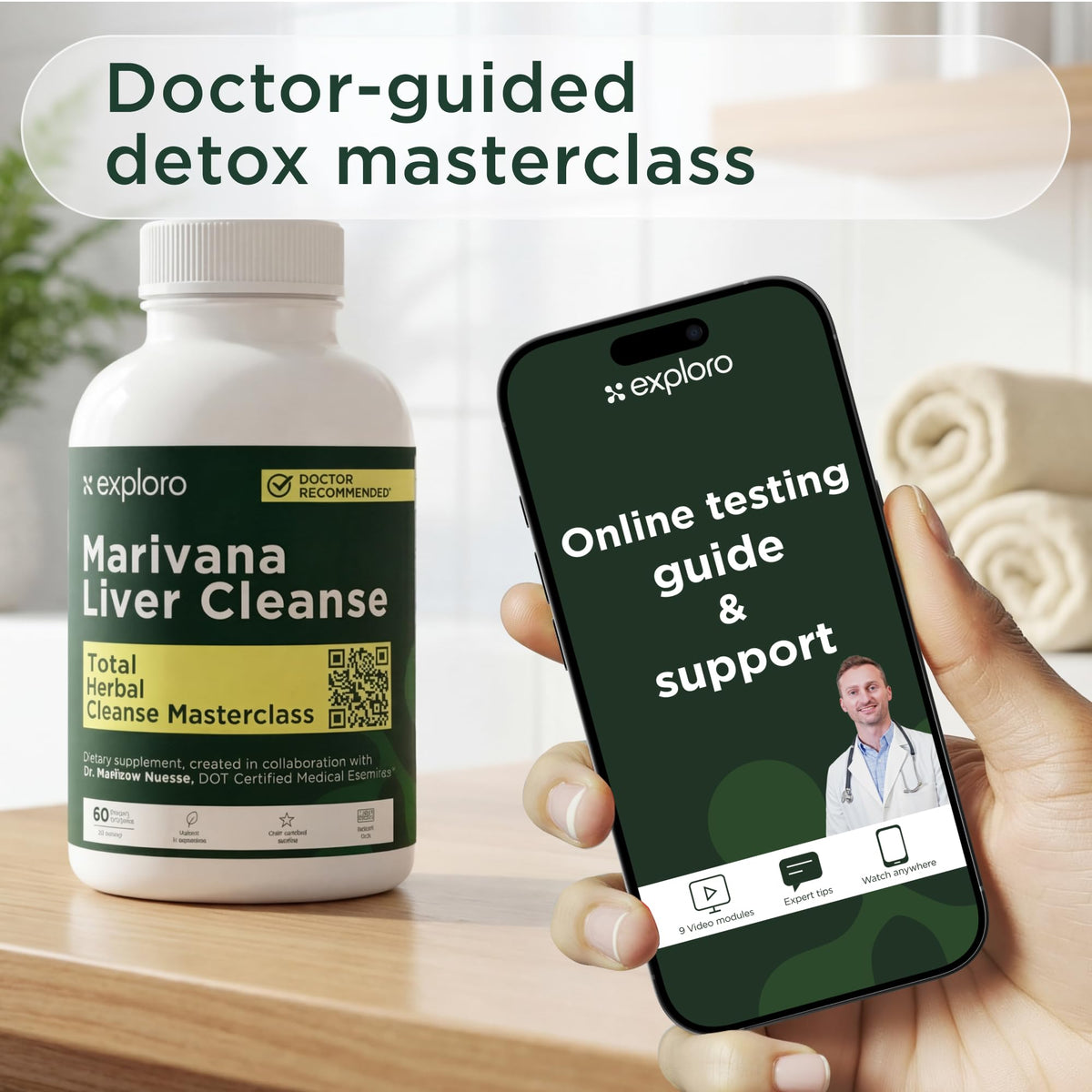 Exploro Détox du Foie 60 Capsules avec ingrédients naturels