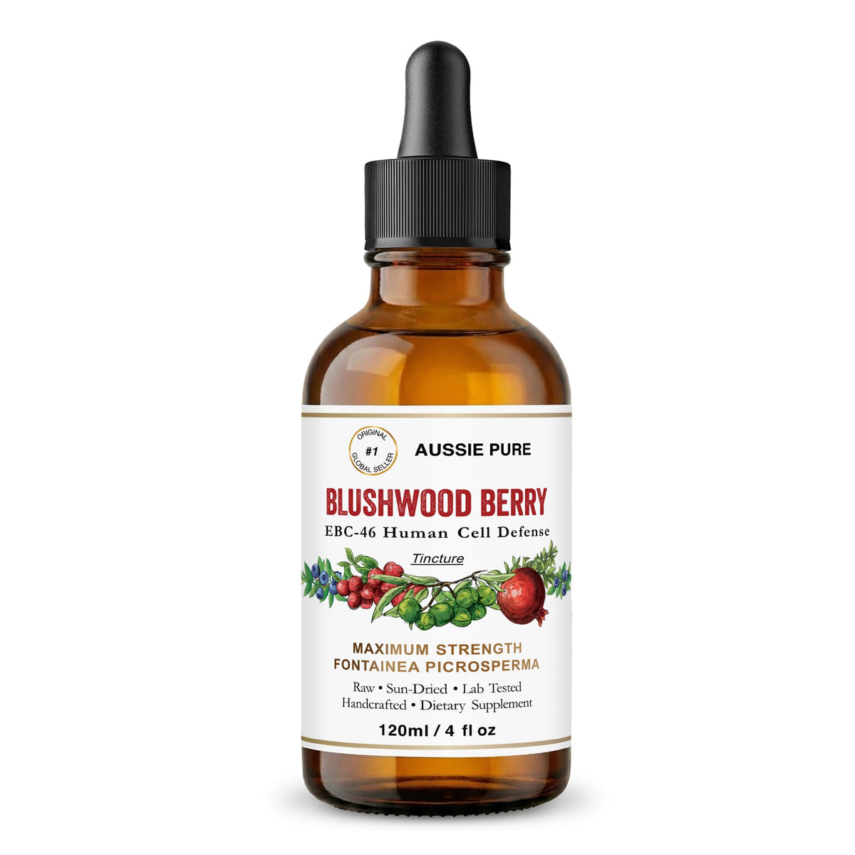 Extrait de baie Blushwood Aussie Pure 120mL vue avant