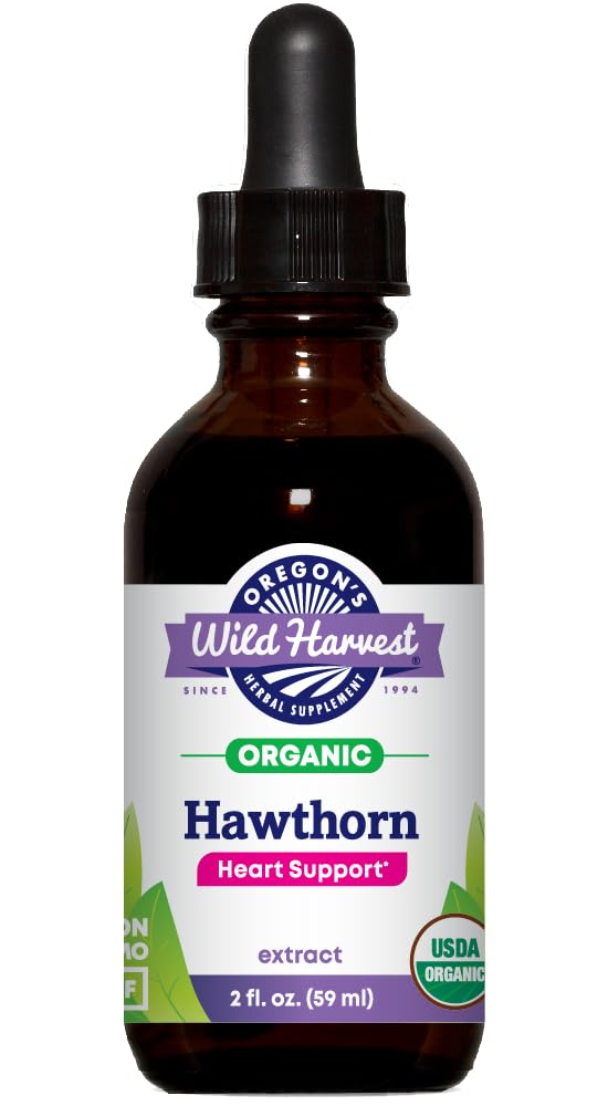 Extrait de Baies d'Aubépine Bio Oregon's Wild Harvest 60ml vue avant