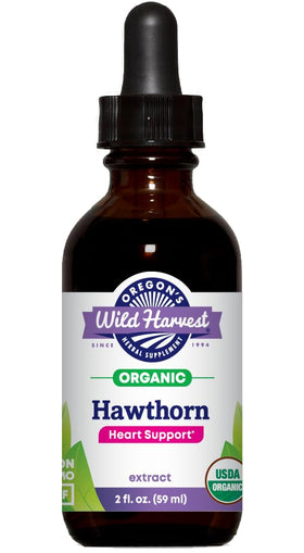 Extrait de Baies d'Aubépine Bio Oregon's Wild Harvest 60ml vue avant
