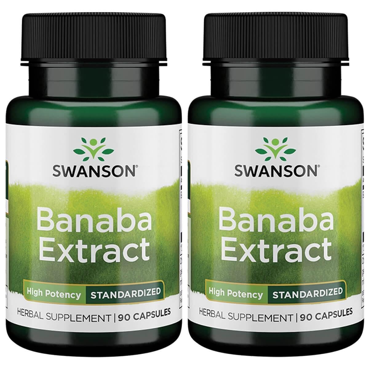 Extrait de Banaba Swanson 60mg 90 capsules vue de face