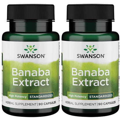 Extrait de Banaba Swanson 60mg 90 capsules vue de face