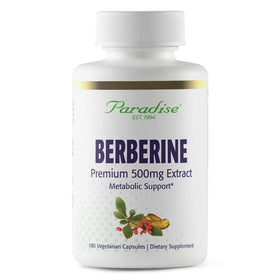 Extrait de Berbérine 500 mg Paradise Herbs, vue avant de l'emballage
