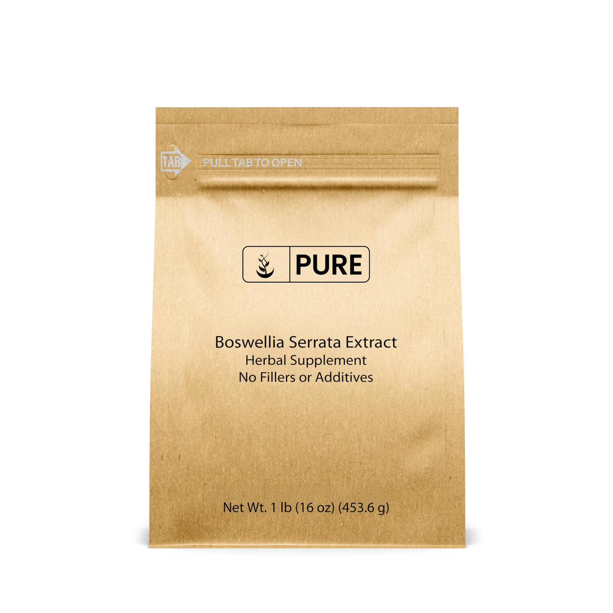 Extrait de Boswellia Serrata PURE ORIGINAL INGREDIENTS 486g vue avant