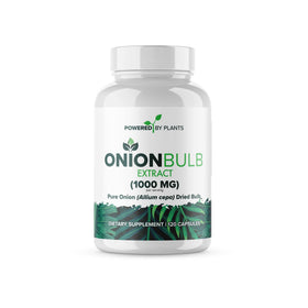Extrait de bulbe d'oignon 1000mg POWERED X PLANTS, emballage avant