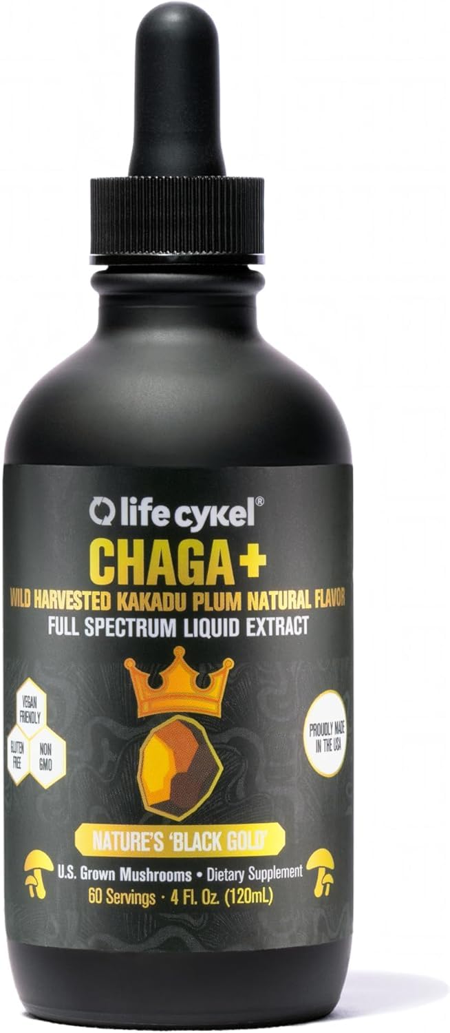 Extrait de champignon Chaga Life Cykel 120 ml vue de face