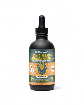 Extrait de champignon Lion's Mane Life Cykel 120 ml vue de face