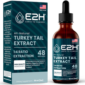Extrait de champignon Turkey Tail E2H 60 ml vue avant