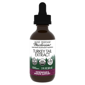 Extrait de champignon Turkey Tail Host Defense 60 ml vue de face