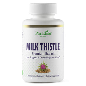 Extrait de Chardon-Marie Paradise Herbs 120 capsules vue de face