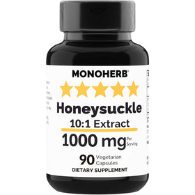 Extrait de Chèvrefeuille MONOHERB 1000 mg - Capsules végétales transparentes
