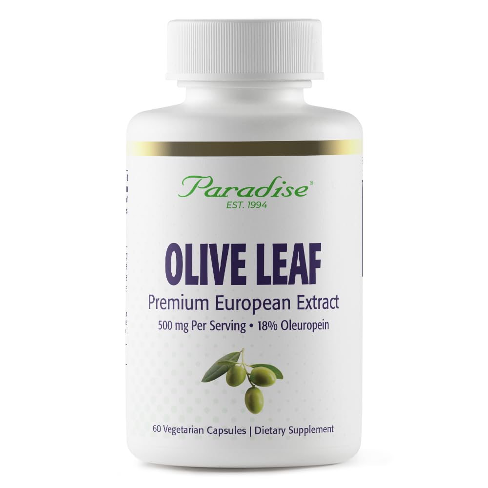 Extrait de Feuille d'Olivier Paradise Herbs 60 capsules vue avant