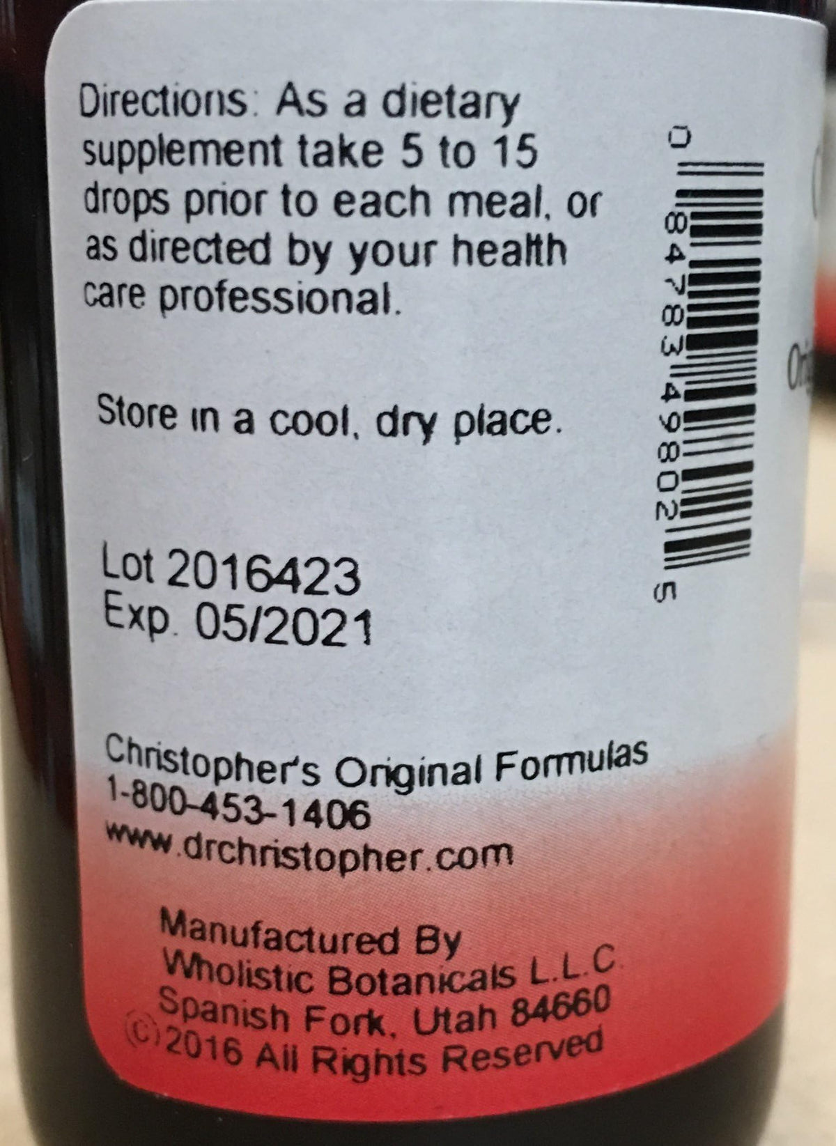 Extrait de Glycérine Blood Stream 2 oz avec étiquette