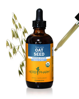 Extrait de graines d'avoine Herb Pharm 120 ml vue avant