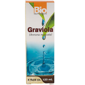 Extrait de Graviola Bio Nutrition 4 oz bouteille avec étiquette