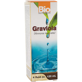 Extrait de Graviola Bio Nutrition 4 oz sur fond blanc