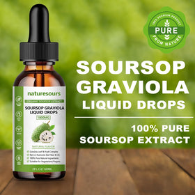 Extrait de graviola Naturesours 1800MG vue de côté