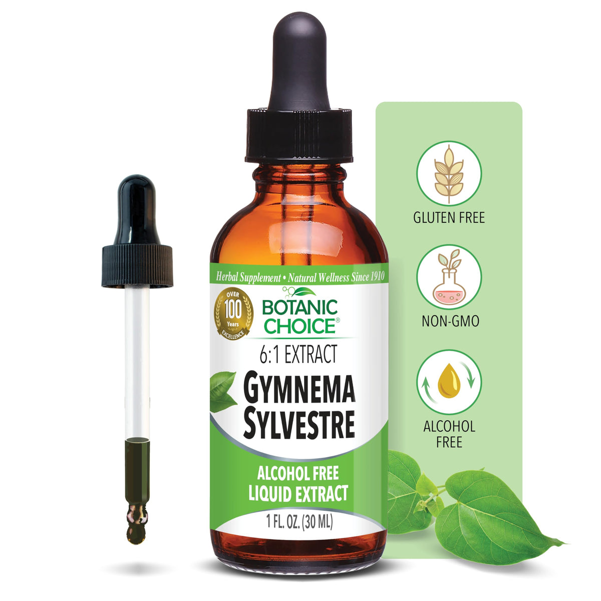 Extrait de Gymnema Sylvestre Botanic Choice 30 ml vue avant