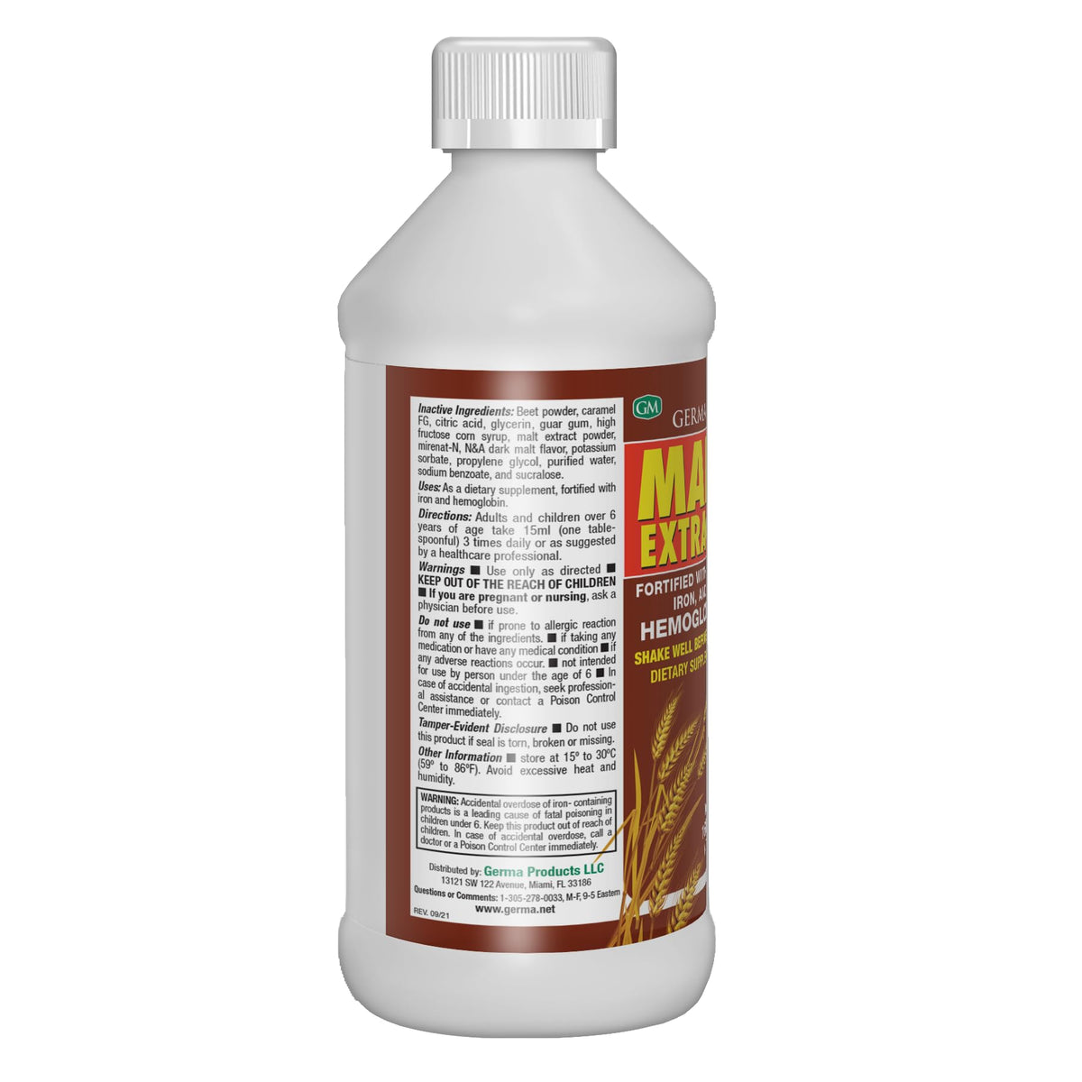 Extrait de Malt Germa versé dans un smoothie